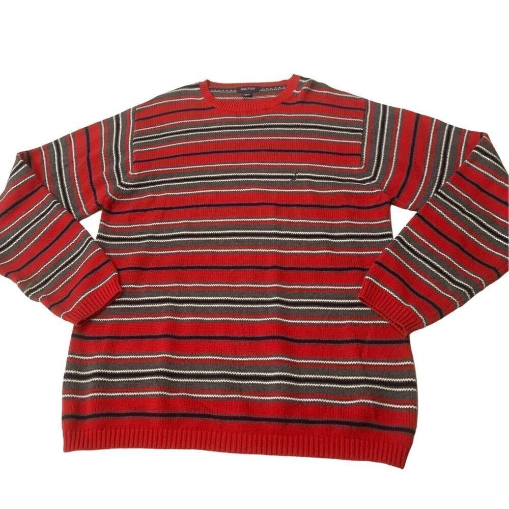 Vintage Nautica Striped Sweater